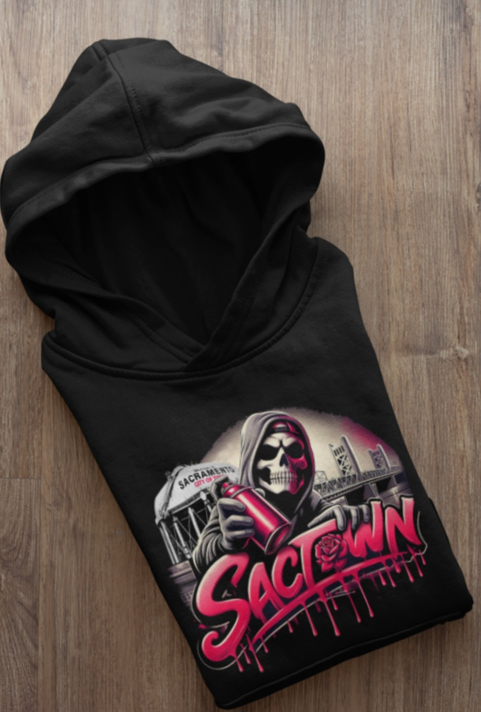 SACTOWN SKULLY Hoodie
