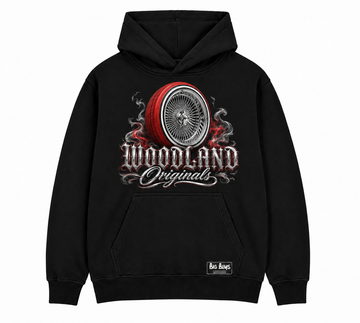 Woodland Hoodie (red wheels)