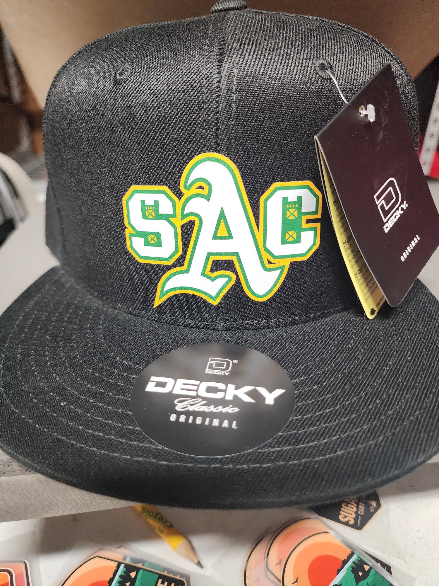 Sac A's black hat