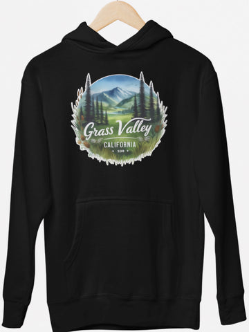 Grass Valley (Watercolor) Hoodie