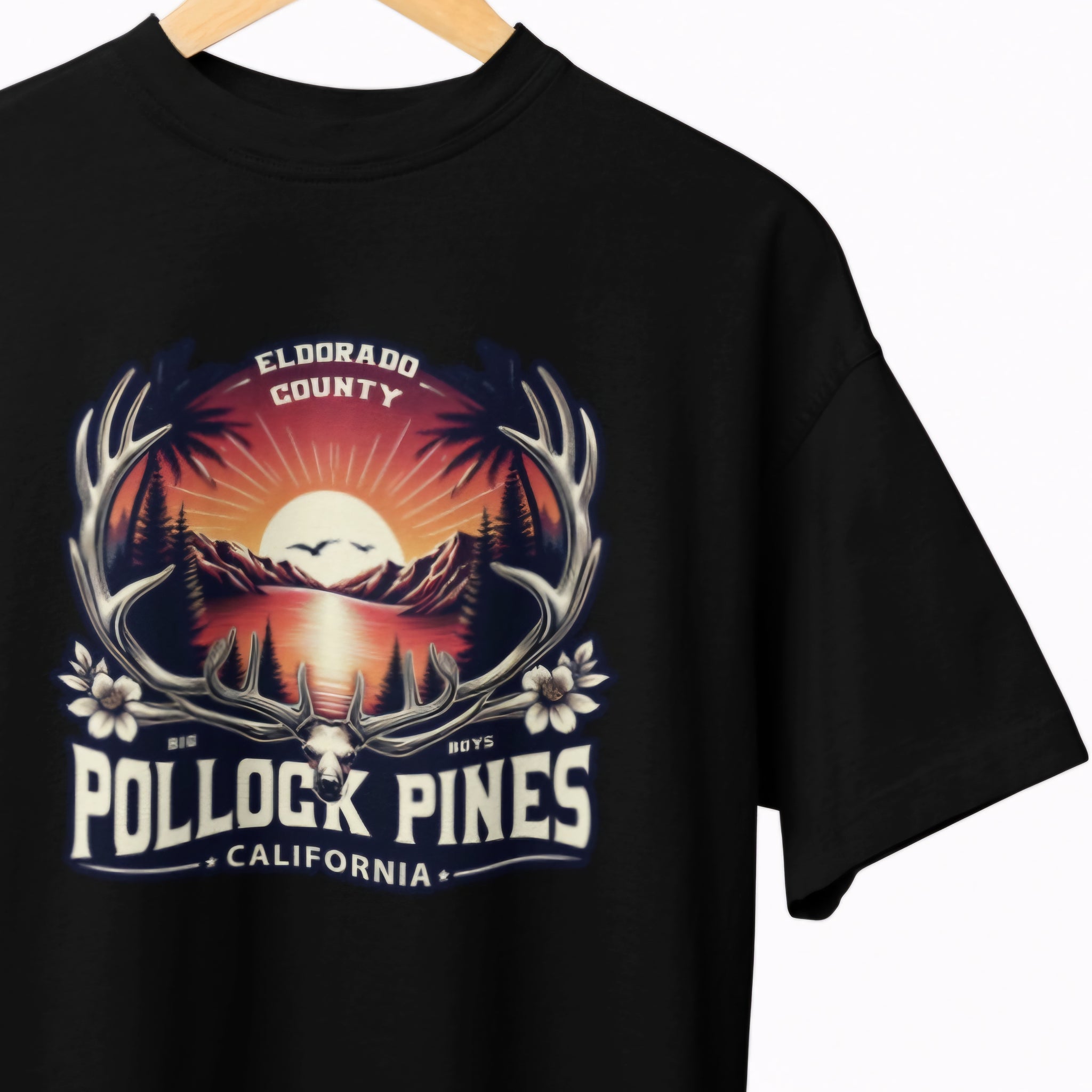 Pollock Pines (Deer Rack)<br>T-shirt