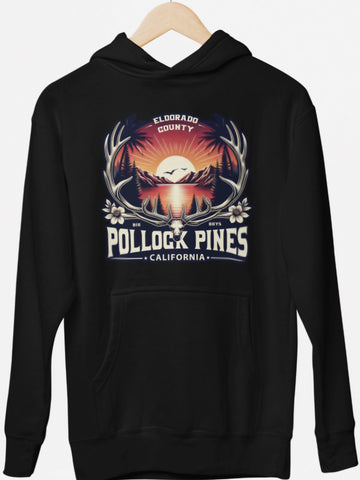 Pollock Pines (Deer Rack) Hoodie