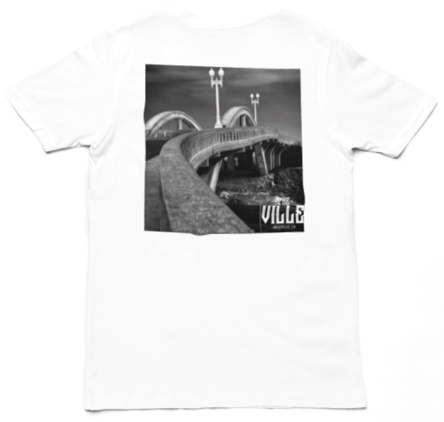 CROOKED BRIDGE (WHITE)<br>T-shirt