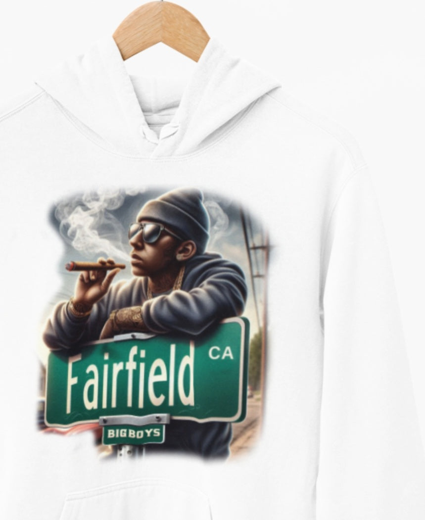 POSTED IN THE FIELD (wht)<br>Hoodie
