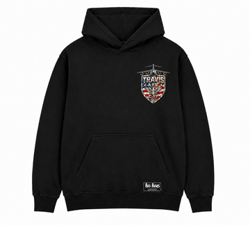 Fairfield hoodie (travis badge)