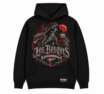 Redwood City hoodie (day of the dead)