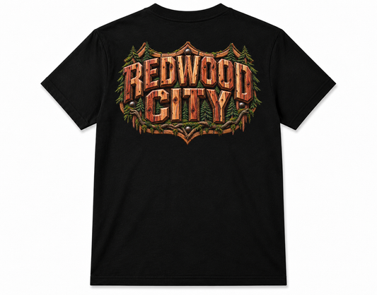 Redwood City t shirt (wood 101)