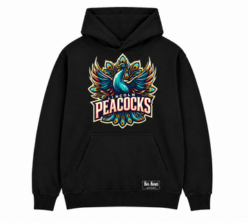 Lincoln hoodie (peacocks)