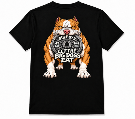 Work out t shirt (big dogs eat)