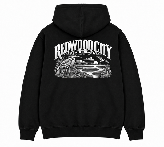 Redwood City hoodie (bair island)