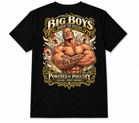 Work out t shirt (chicken protein)