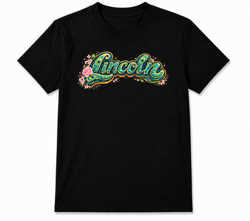 Lincoln t shirt (peacocky)