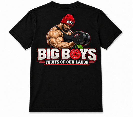 Work out t shirt (fruits of our labor)