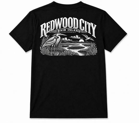 Redwood City t shirt (bair island)