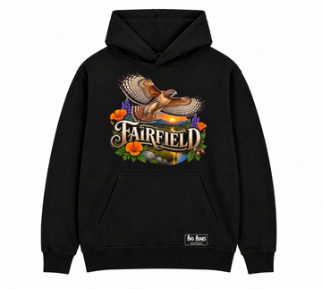 Fairfield hoodie (red hawk)