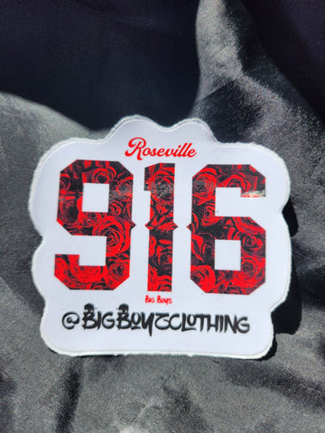 916 Roses (The Ville) sticker