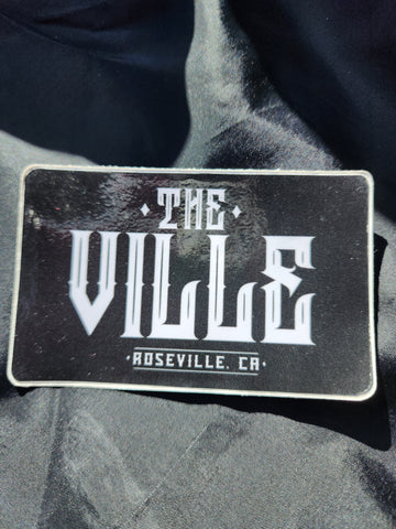 The Ville square sticker