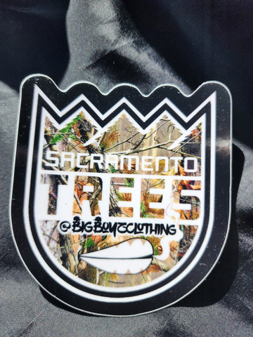 Sac Trees Camo sticker