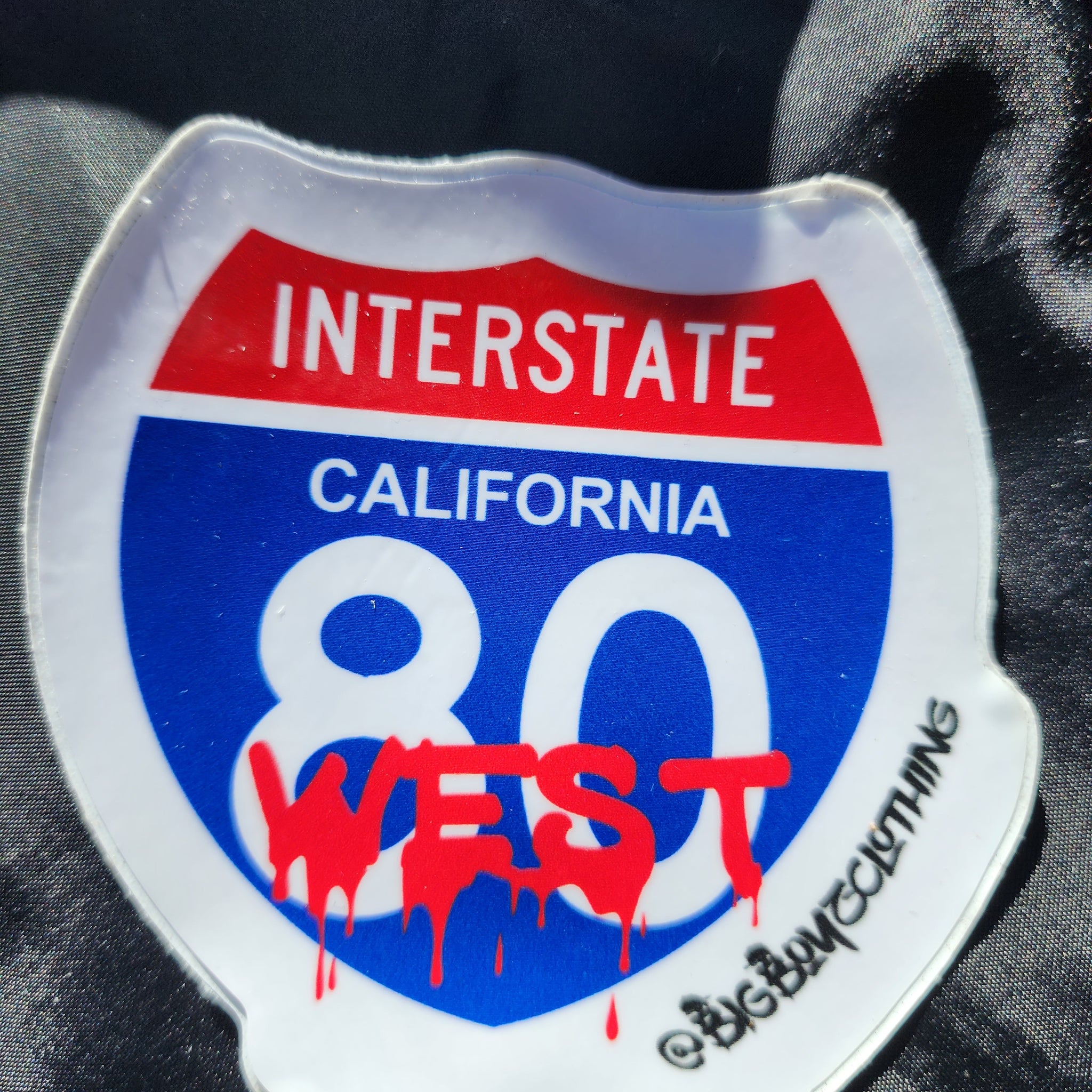 80 West sticker