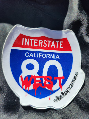 80 West sticker