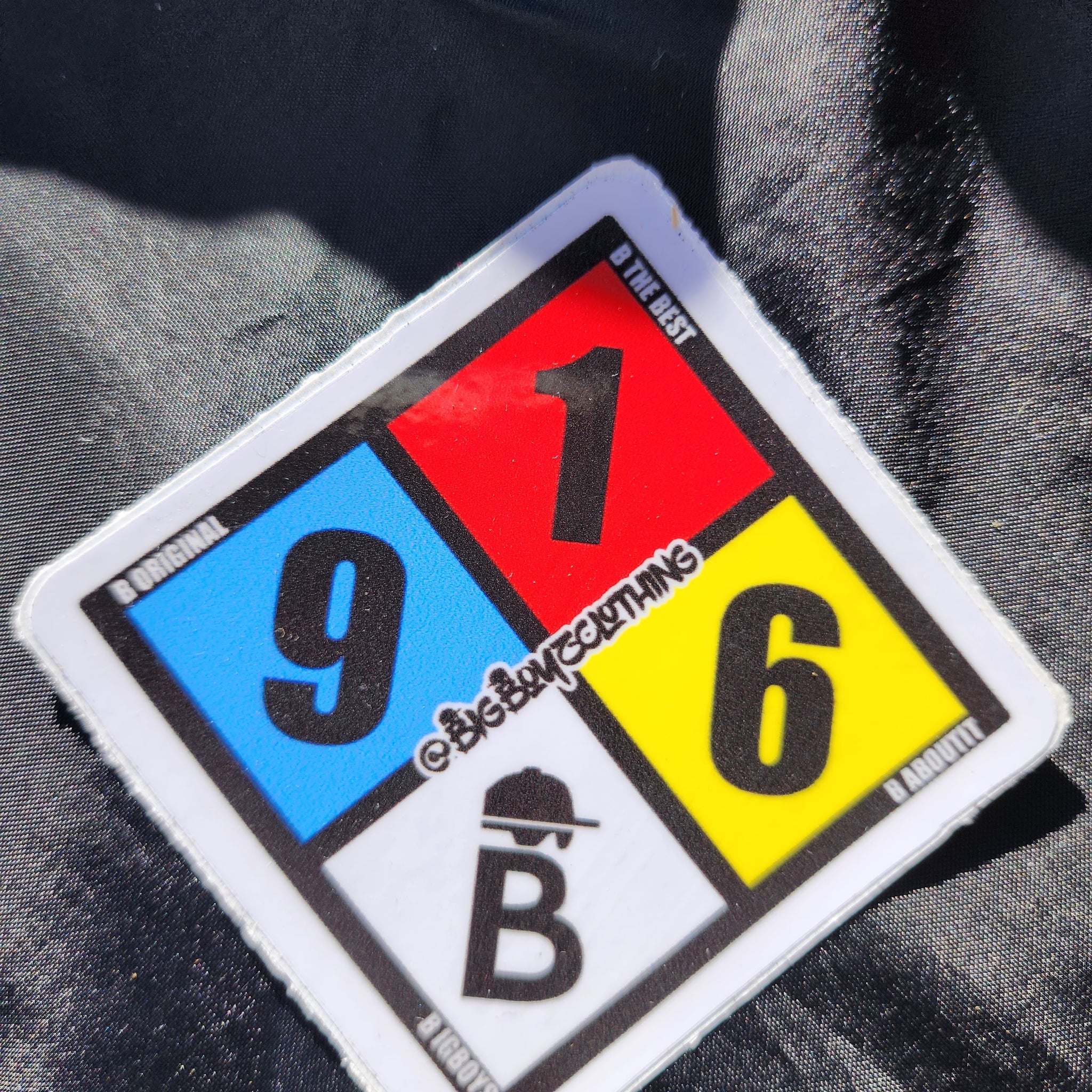 916 Hazard sticker