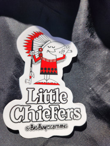 Little Chiefers white sticker