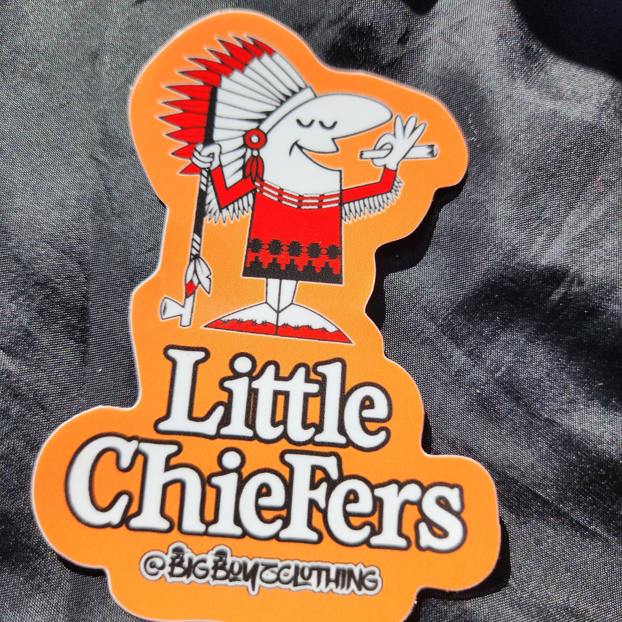 Little Chiefers orange sticker