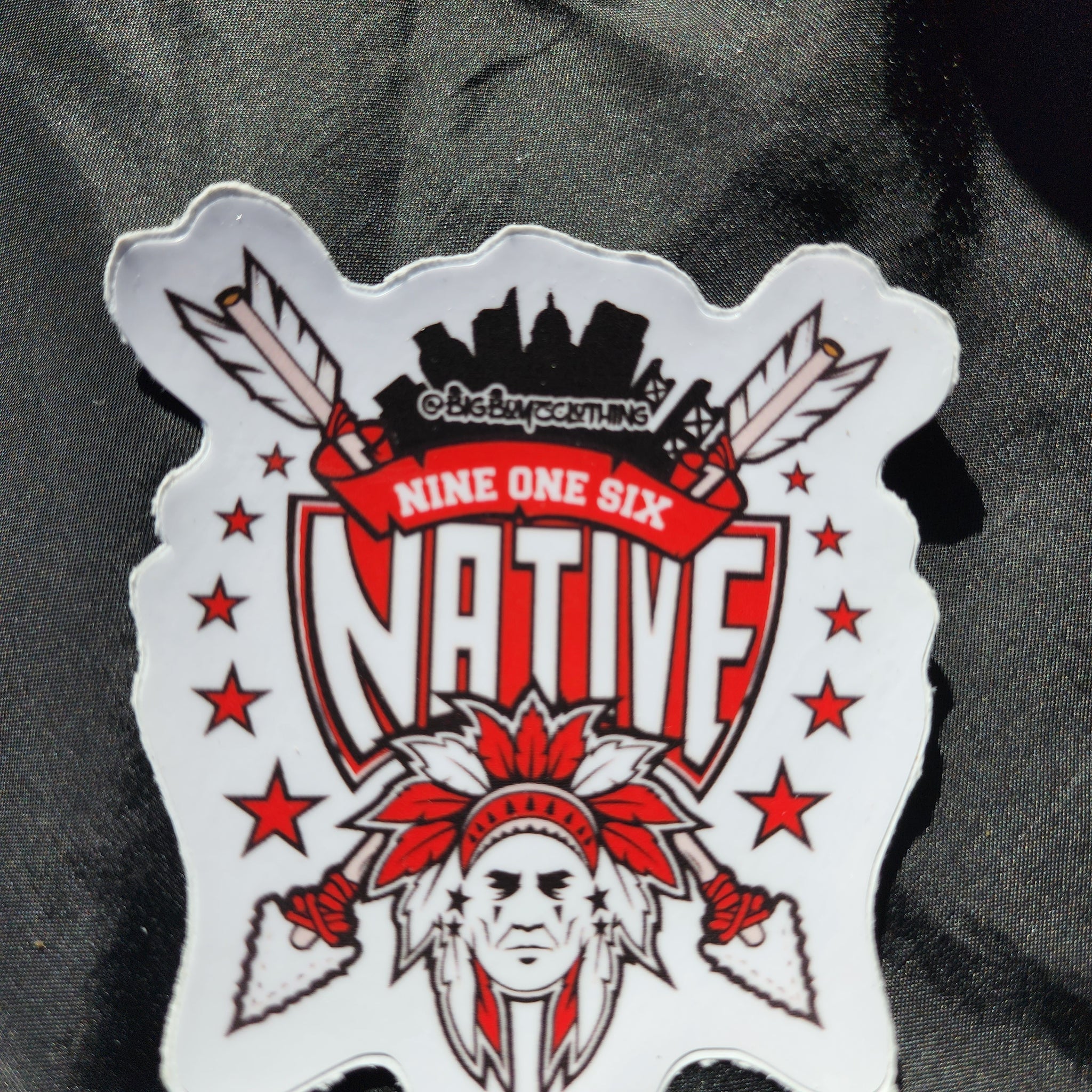 916 Native King sticker