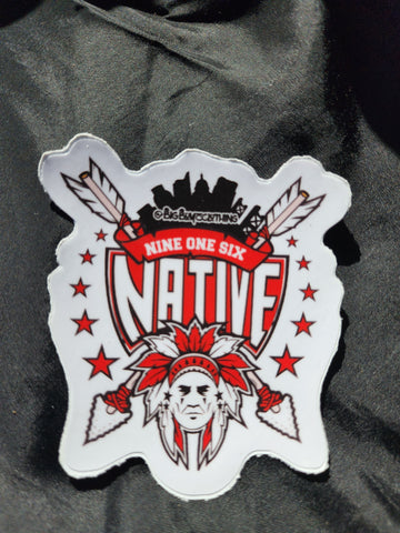 916 Native King sticker