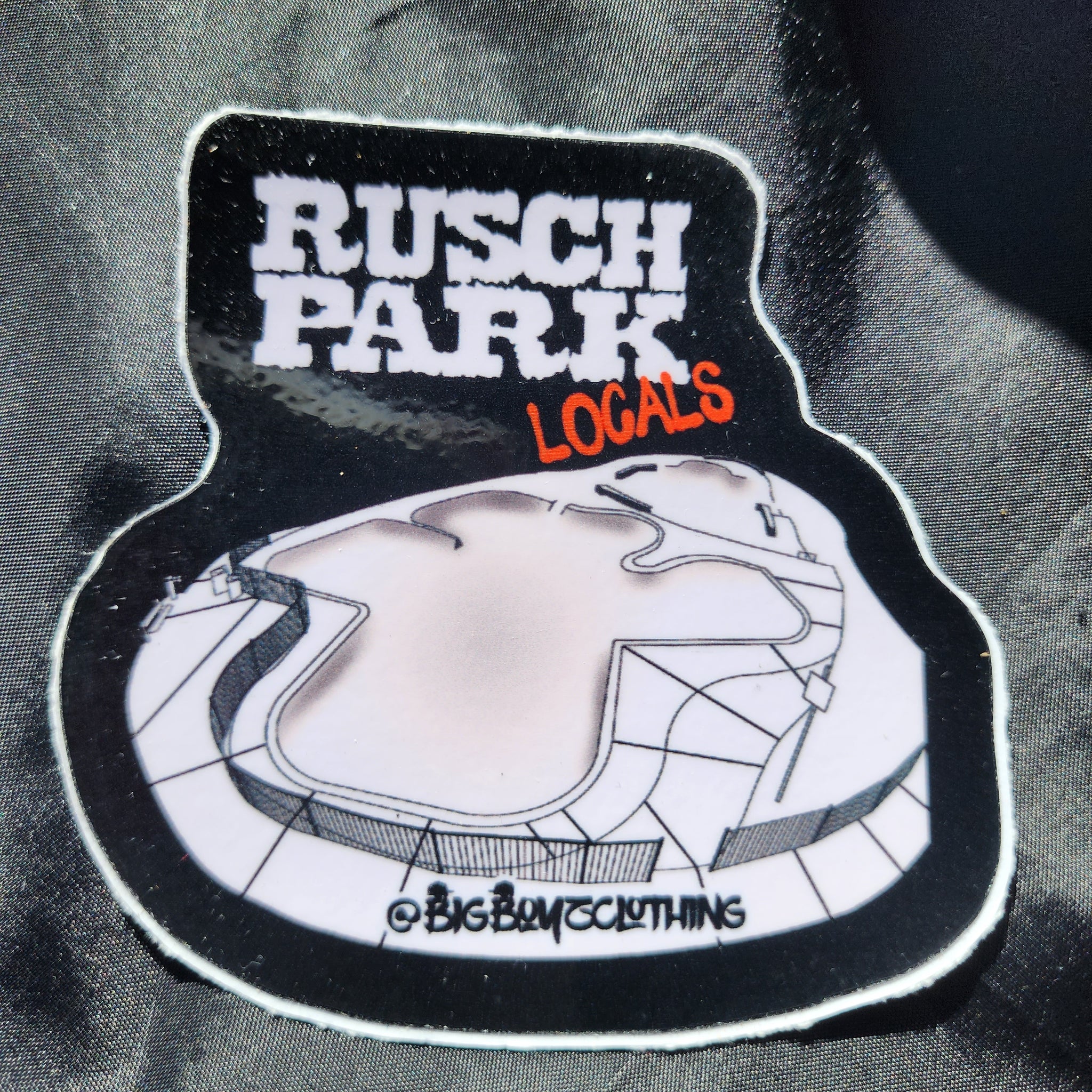 Rusch Park locals sticker