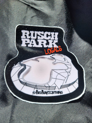 Rusch Park locals sticker