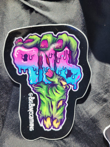 916 Zombie sticker