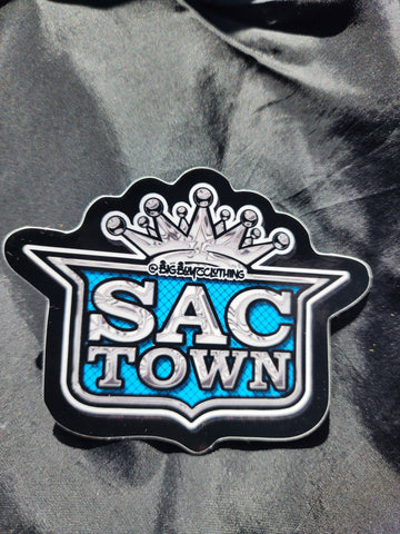 Sactown Outkast blue sticker