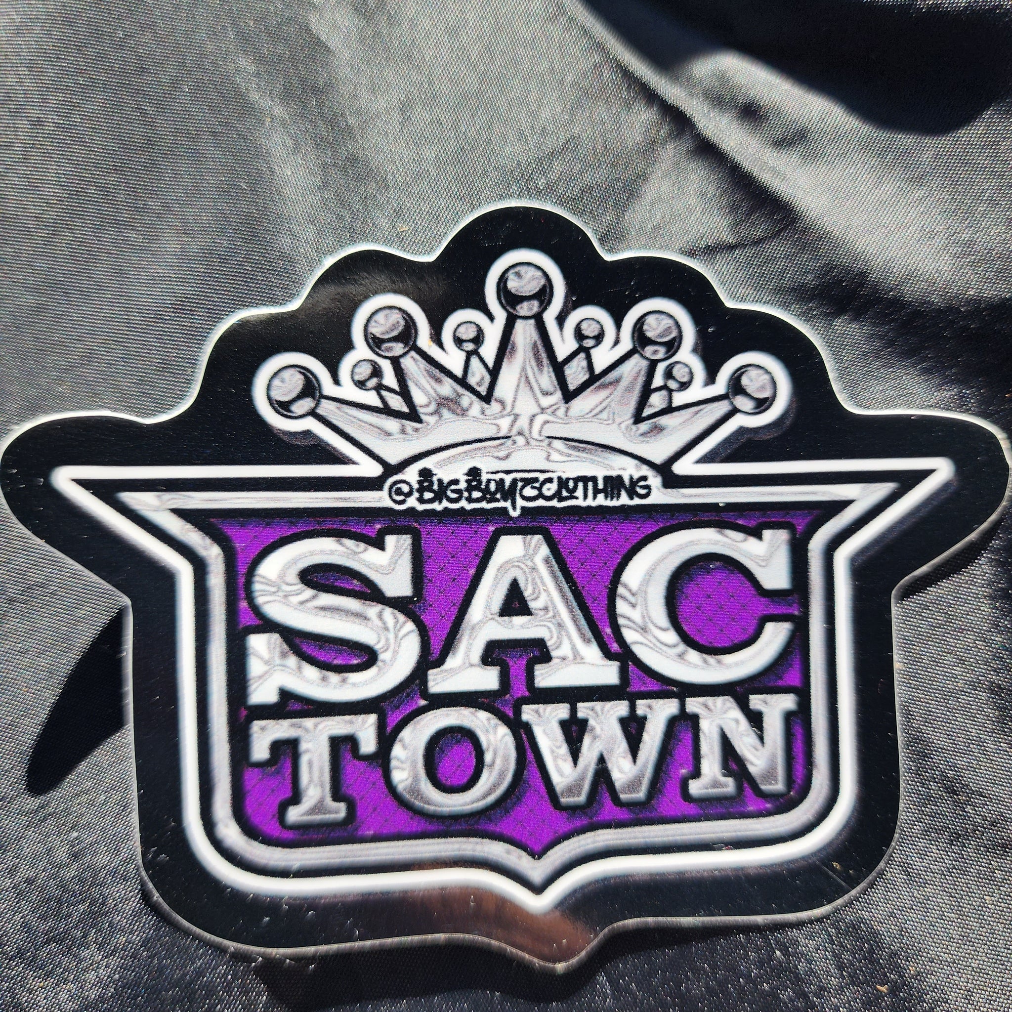 Sactown Outkast purple sticker