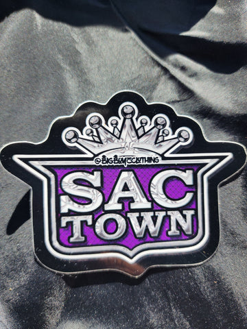 Sactown Outkast purple sticker