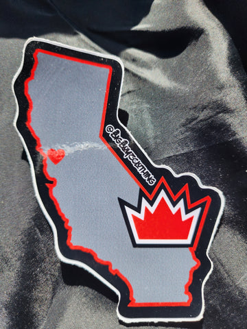 California King red sticker