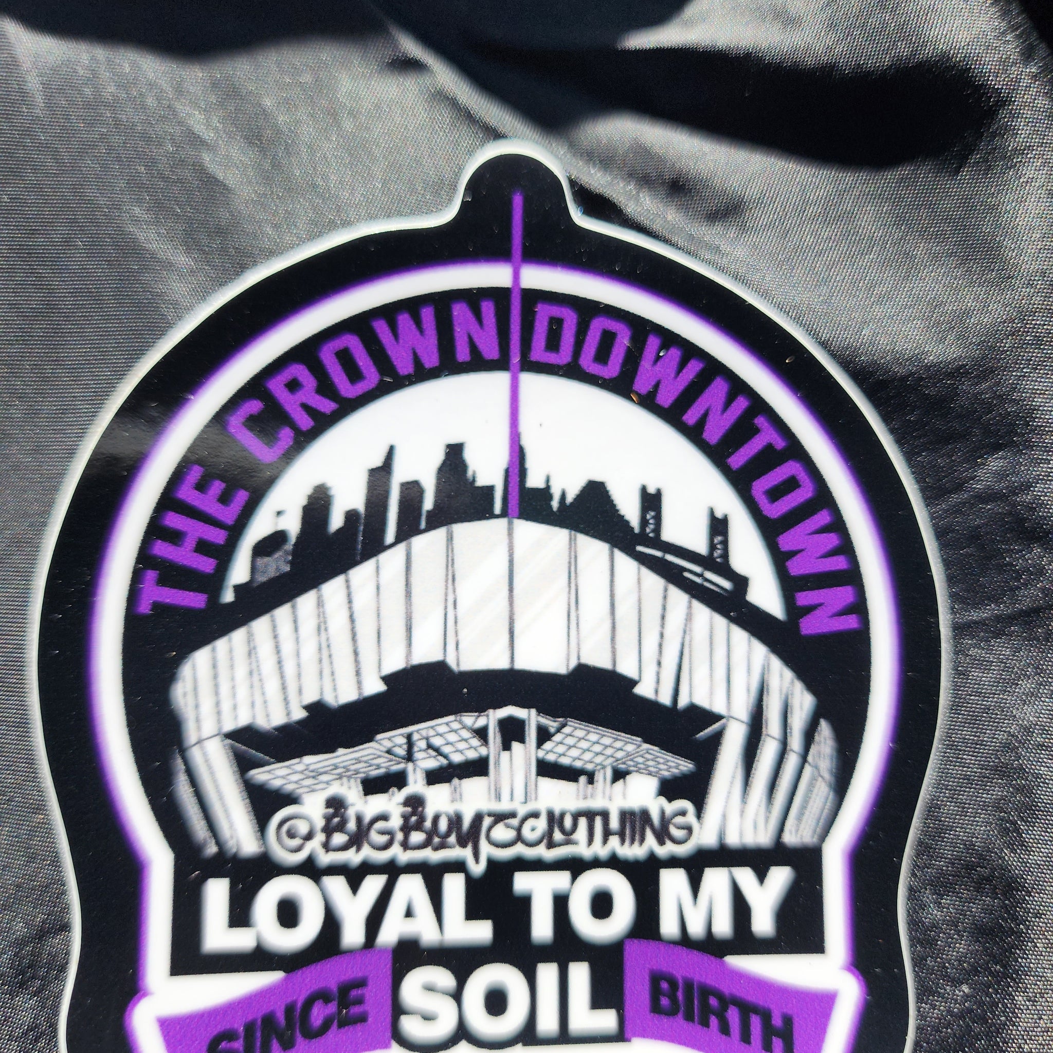 Loyal 2 the soil purple sticker