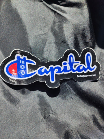 Capital sticker