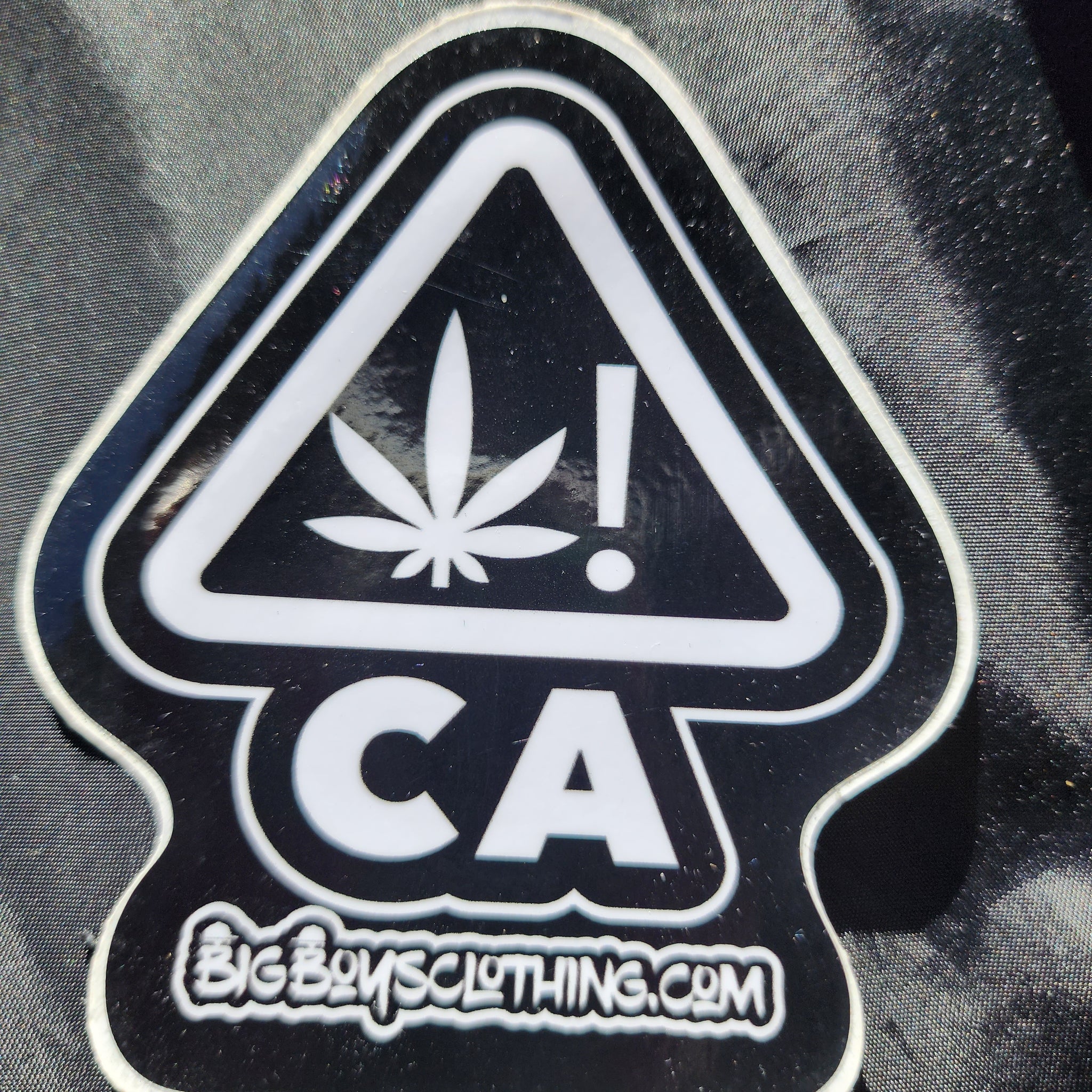 Ca weed warning sticker