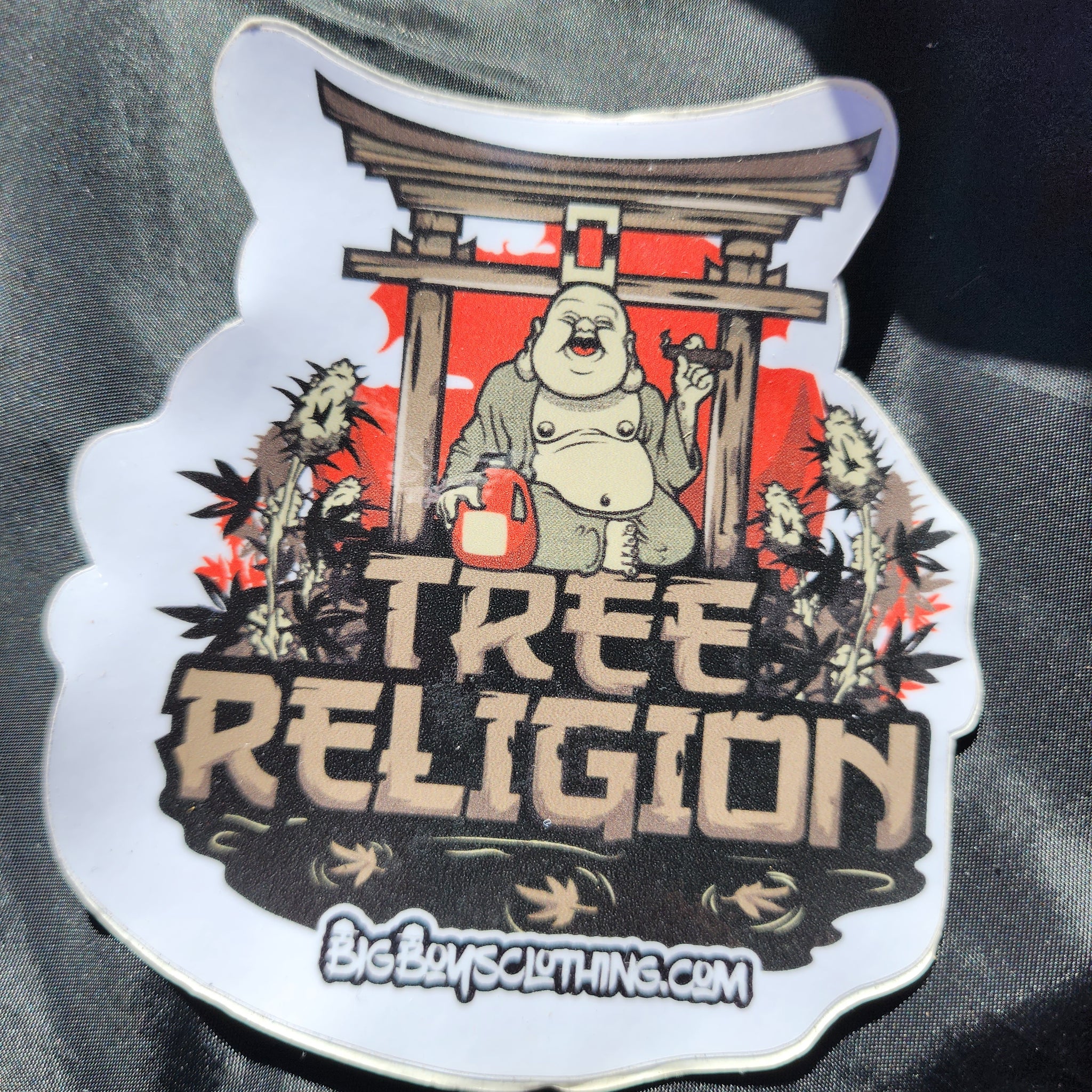 Tree Religion temple sticker