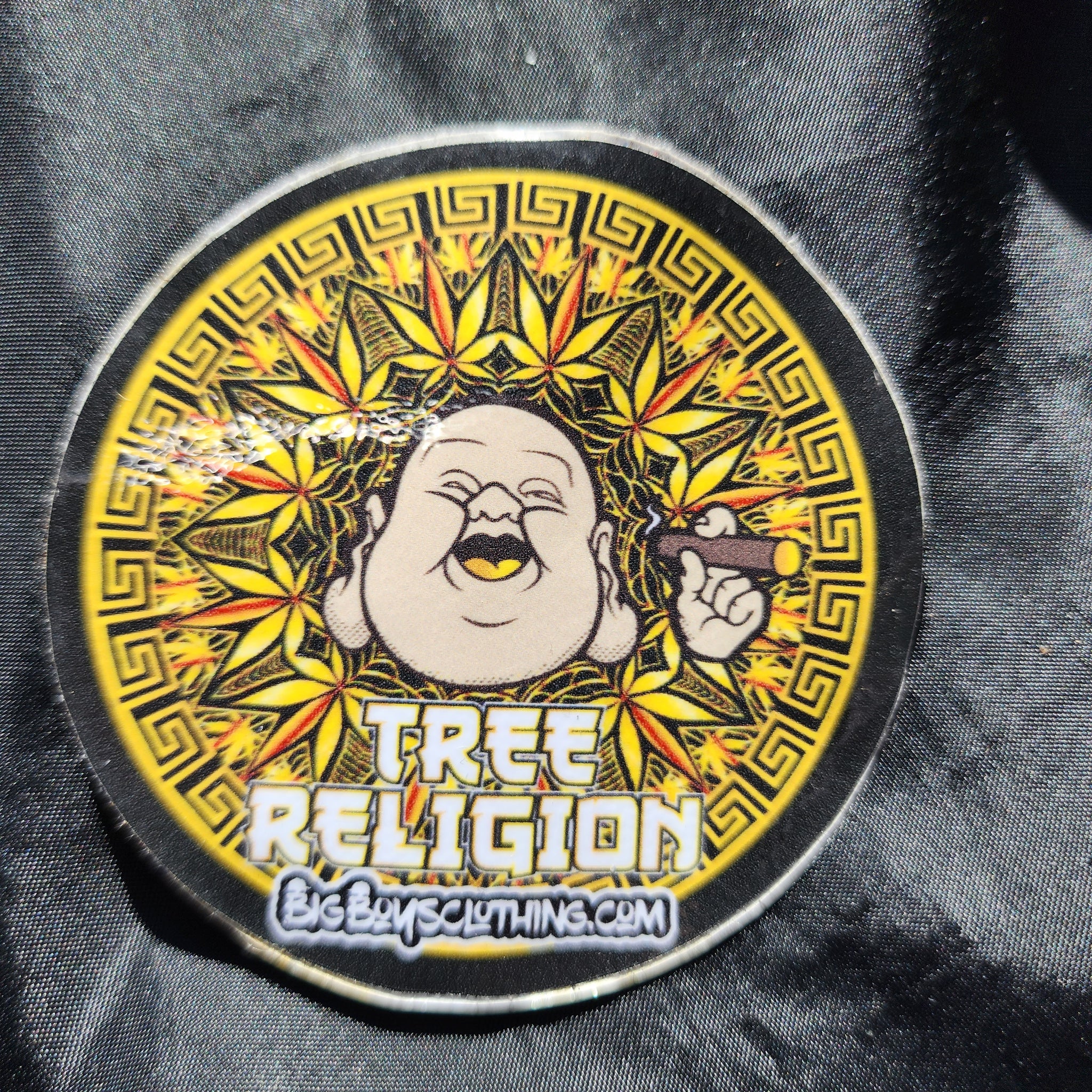 Tree Religion kaliedoscope sticker